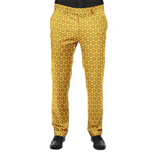 Menshwe Shweshwe Pants Yellow