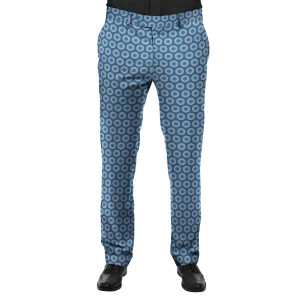 Menshwe Shweshwe Pants Blue Front
