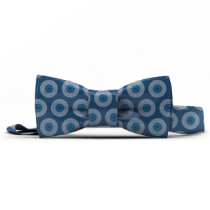 Menshwe Shweshwe Bow Tie Blue