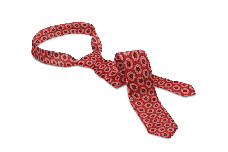 Menshwe Shweshwe Ties Red