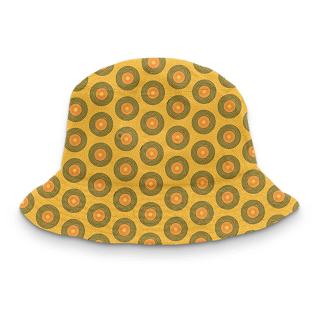 Menshwe Shweshwe Bucket Hat Yellow 02